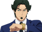 gori-suido-tokyo-24th-ward-anime-homme-cheveux-verts-yeux-verts