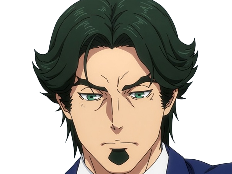 gori suido tokyo 24th ward anime homme cheveux-verts yeux-verts