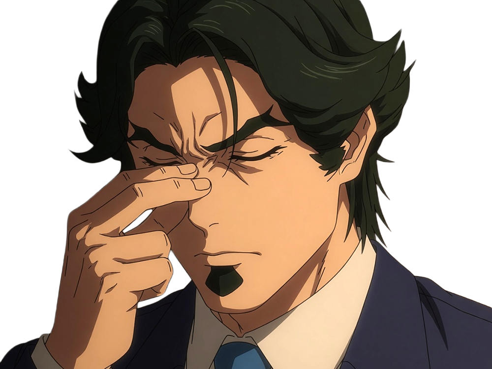 gori suido tokyo 24th ward anime homme cheveux-verts yeux-verts
