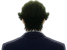 gori-suido-tokyo-24th-ward-anime-homme-cheveux-verts-yeux-verts