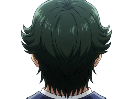 gori suido tokyo 24th ward anime homme cheveux-verts yeux-verts