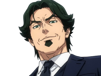 gori suido tokyo 24th ward anime homme cheveux-verts yeux-verts
