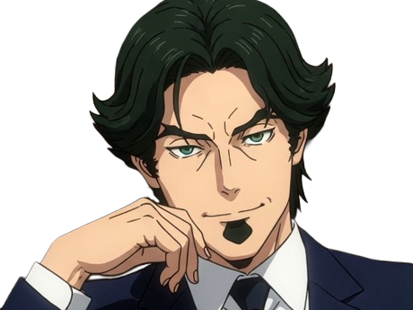 gori suido tokyo 24th ward anime homme cheveux-verts yeux-verts
