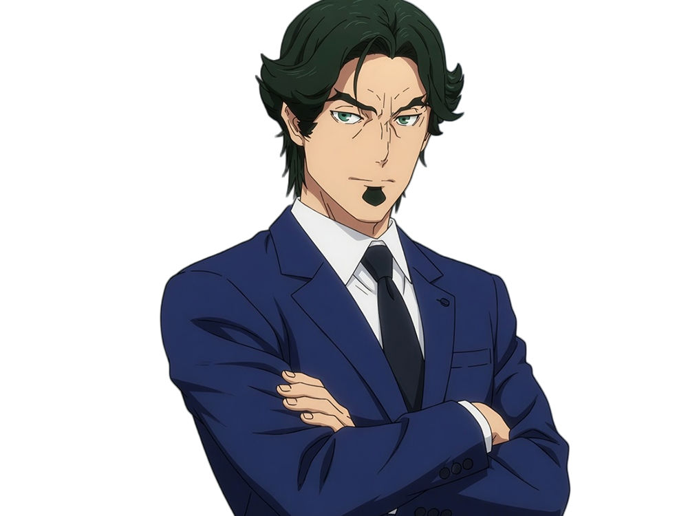 gori suido tokyo 24th ward anime homme cheveux-verts yeux-verts
