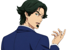 gori-suido-tokyo-24th-ward-anime-homme-cheveux-verts-yeux-verts
