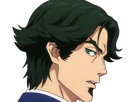 gori-suido-tokyo-24th-ward-anime-homme-cheveux-verts-yeux-verts
