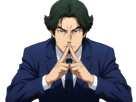 gori-suido-tokyo-24th-ward-anime-homme-cheveux-verts-yeux-verts