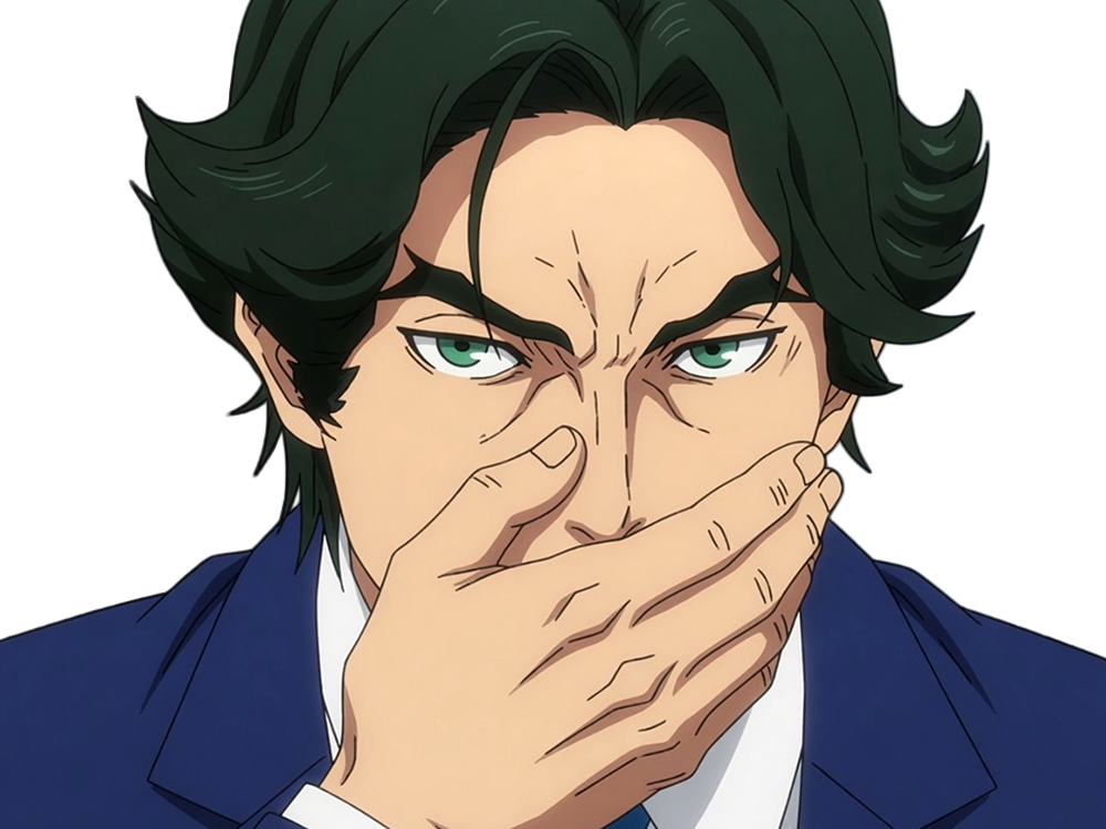 gori suido tokyo 24th ward anime homme cheveux-verts yeux-verts