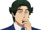 gori-suido-tokyo-24th-ward-anime-homme-cheveux-verts-yeux-verts