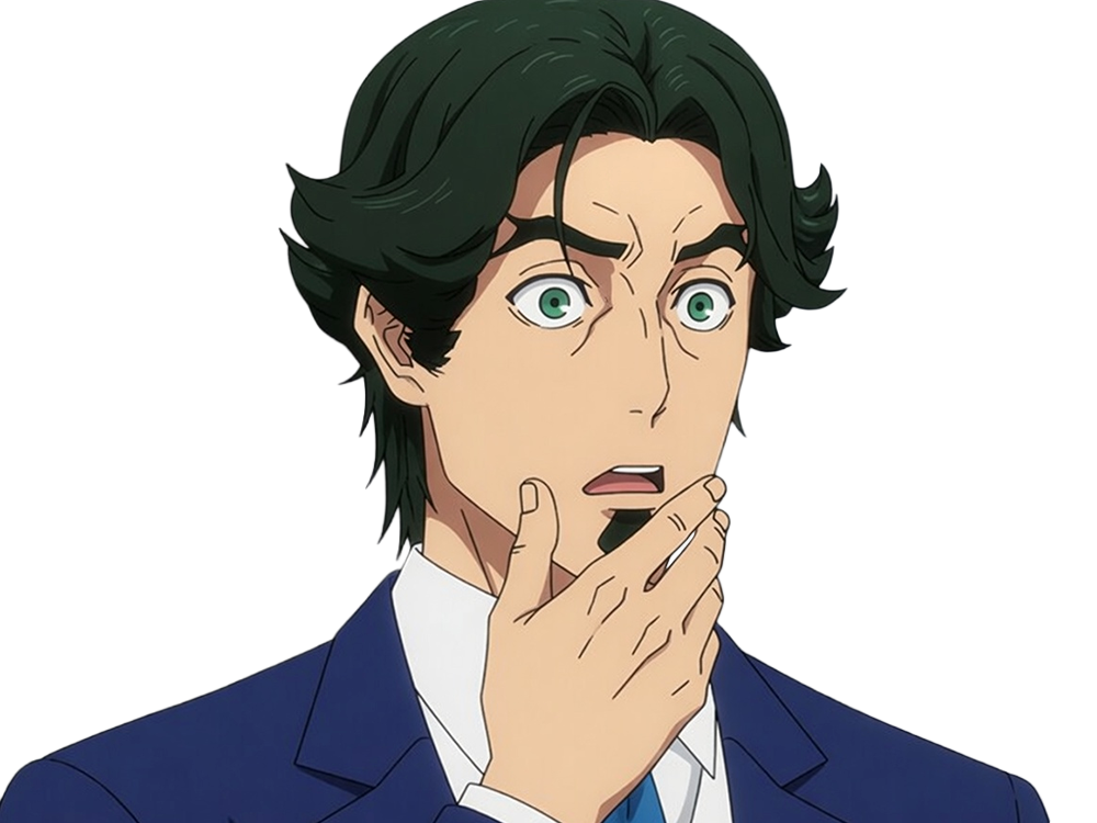 Sticker gori suido tokyo 24th ward anime homme cheveux verts yeux verts par Dark-63