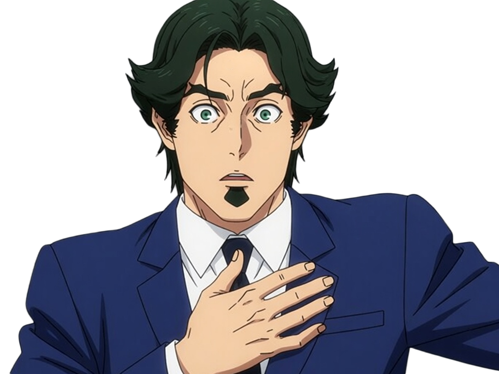 gori suido tokyo 24th ward anime homme cheveux-verts yeux-verts