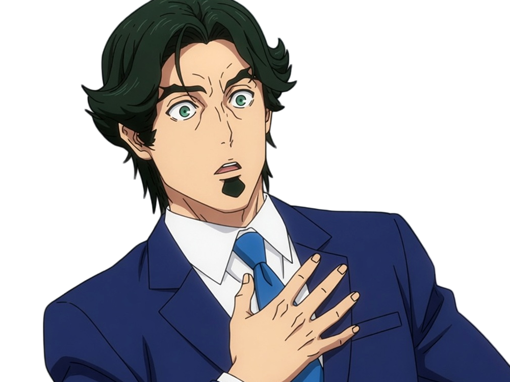 gori suido tokyo 24th ward anime homme cheveux-verts yeux-verts