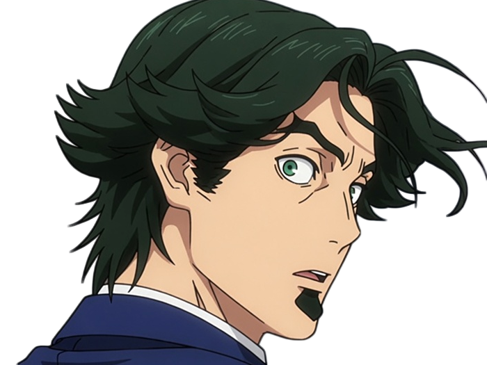 Sticker gori suido tokyo 24th ward anime homme cheveux verts yeux verts par Dark-63