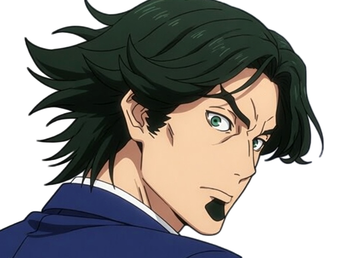 gori suido tokyo 24th ward anime homme cheveux-verts yeux-verts