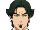 gori-suido-tokyo-24th-ward-anime-homme-cheveux-verts-yeux-verts
