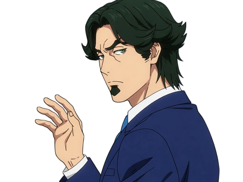 Sticker gori suido tokyo 24th ward anime homme cheveux verts yeux verts par Dark-63
