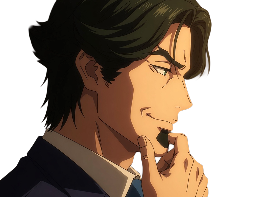 Sticker gori suido tokyo 24th ward anime homme cheveux verts yeux verts par Dark-63