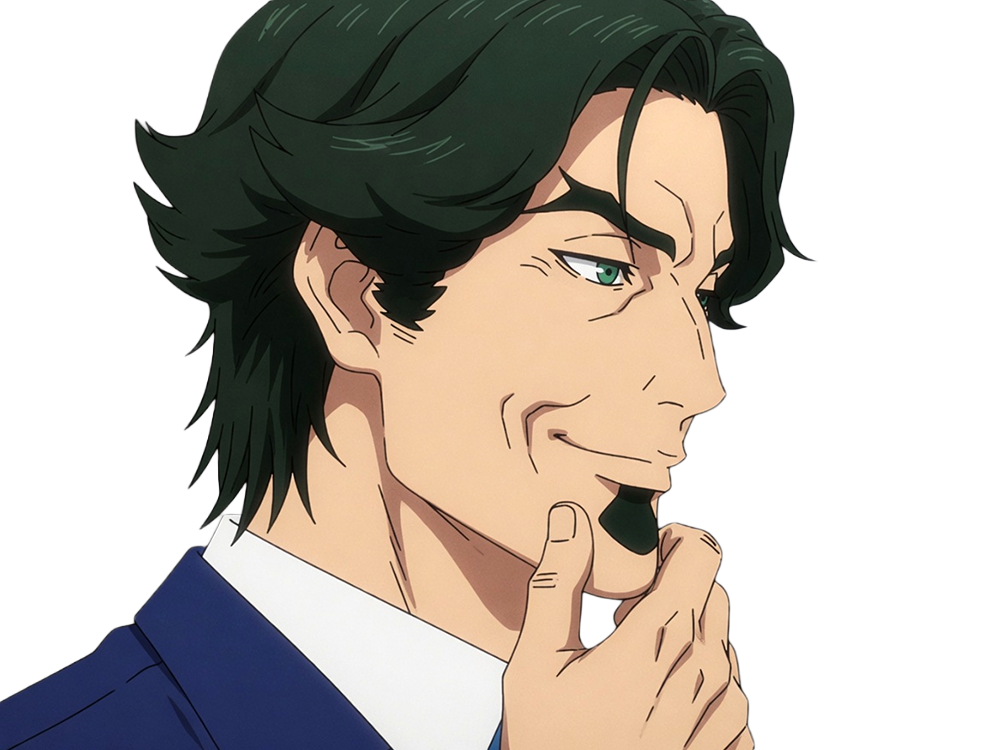 Sticker gori suido tokyo 24th ward anime homme cheveux verts yeux verts par Dark-63