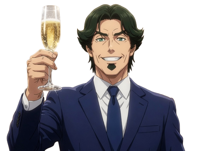 gori suido tokyo 24th ward anime homme cheveux-verts yeux-verts