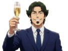 gori-suido-tokyo-24th-ward-anime-homme-cheveux-verts-yeux-verts