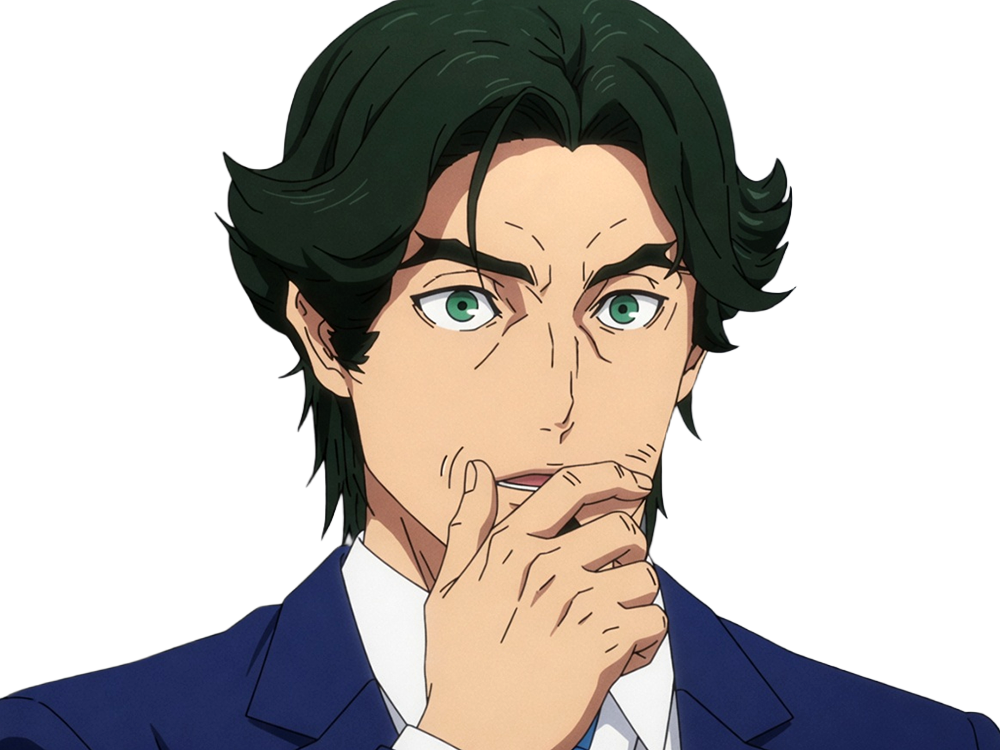 gori suido tokyo 24th ward anime homme cheveux-verts yeux-verts