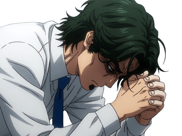 gori suido tokyo 24th ward anime homme cheveux-verts yeux-verts