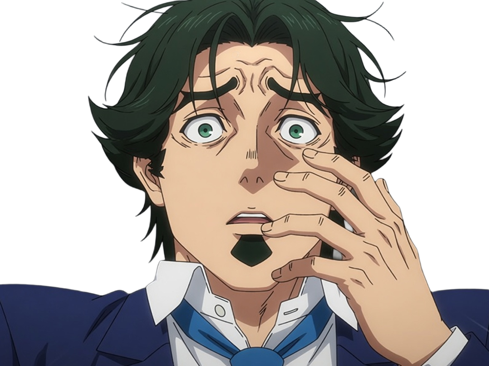Sticker gori suido tokyo 24th ward anime homme cheveux verts yeux verts par Dark-63