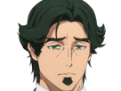 gori suido tokyo 24th ward anime homme cheveux verts yeux verts