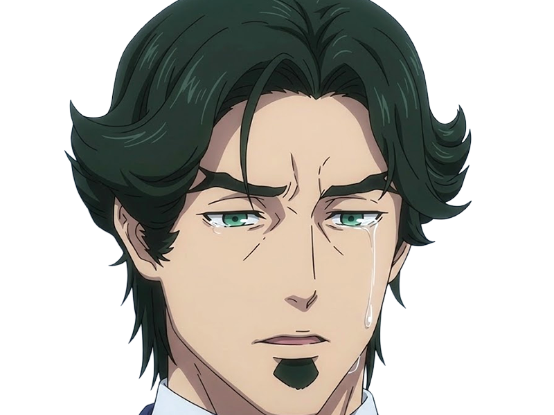 gori suido tokyo 24th ward anime homme cheveux-verts yeux-verts