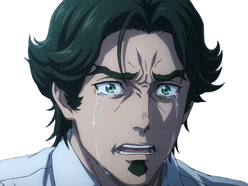 gori suido tokyo 24th ward anime homme cheveux-verts yeux-verts