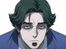 gori-suido-tokyo-24th-ward-anime-homme-cheveux-verts-yeux-verts