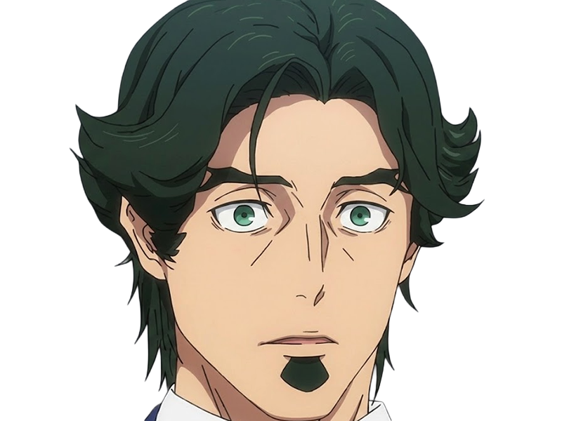 Sticker gori suido tokyo 24th ward anime homme cheveux verts yeux verts par Dark-63