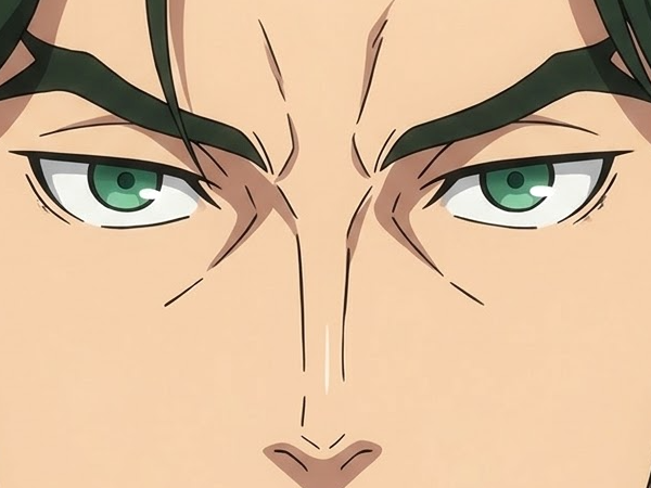 Sticker gori suido tokyo 24th ward anime homme cheveux verts yeux verts par Dark-63