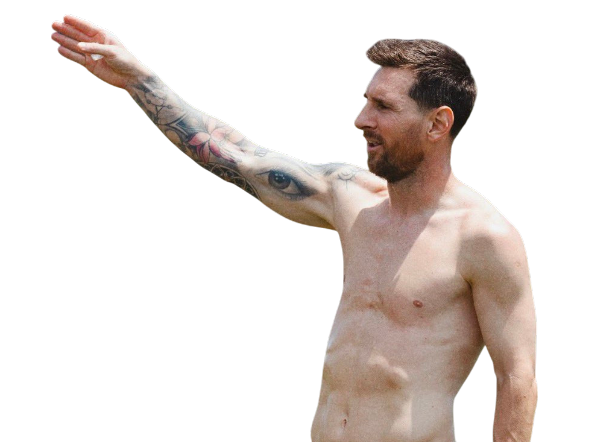 lionel leo messi salut nazi sieg heil