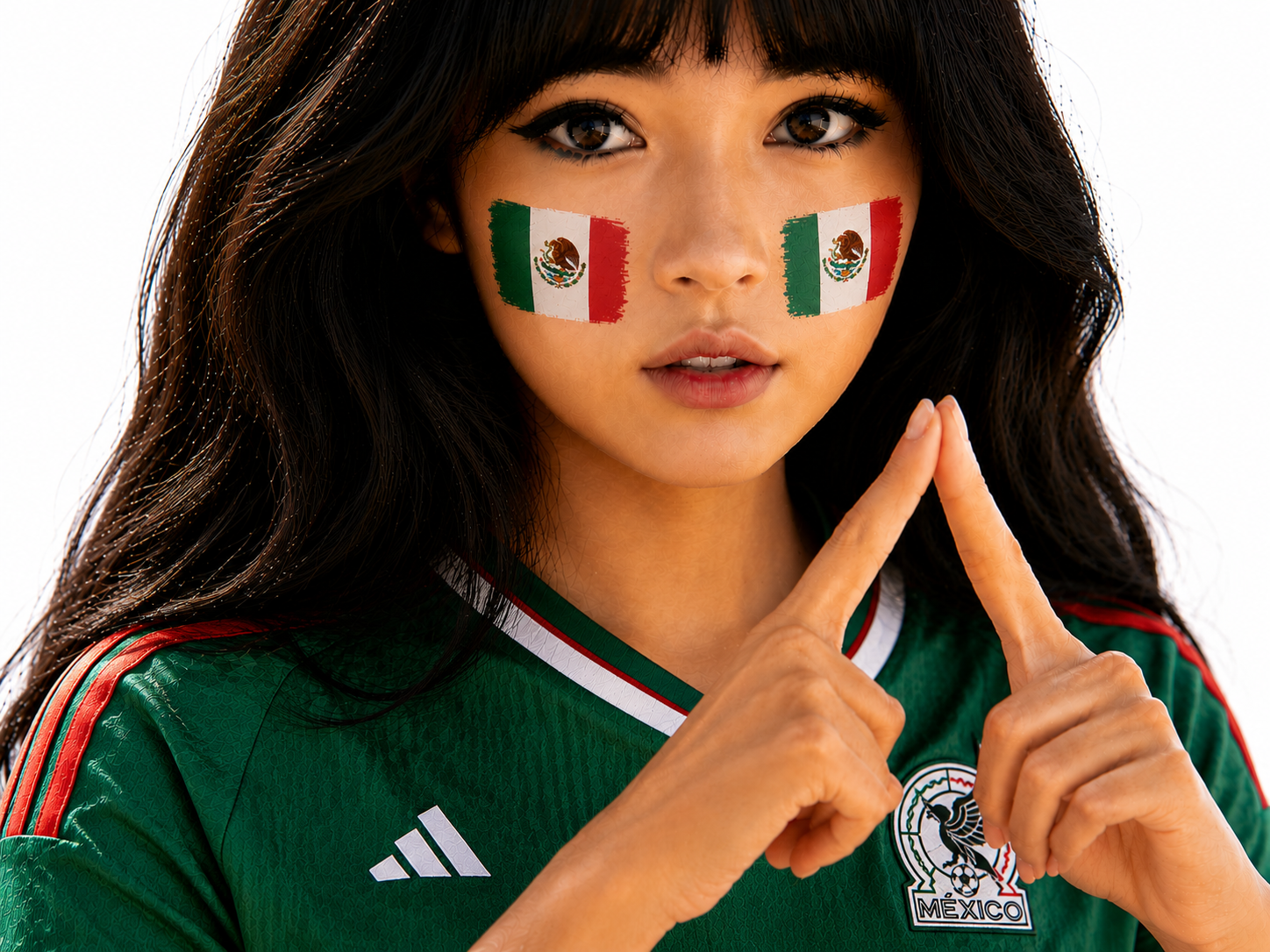 lisa blackpink coupe monde supporter foot kpop coree cute mexique
