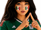lisa-blackpink-coupe-monde-supporter-foot-kpop-coree-cute-mexique