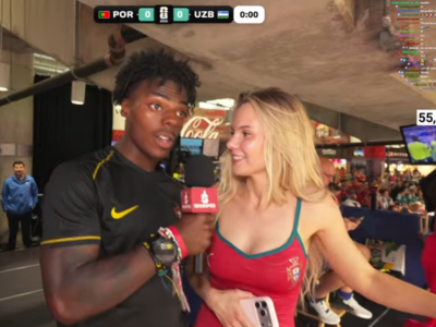 i show speed ishowspeed fiona supportrice portugaise fan cristiano ronaldo portugal ouzbekistan