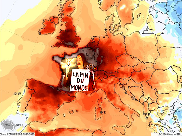 fin monde panique atome apocalypse carte chaleur chaud climat canicule europe france ete parc spirou