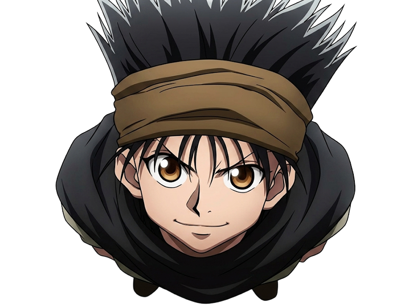 ging freecss jeune hunterxhunter hunter x anime manga homme cheveux-noirs yeux-marrons flashback