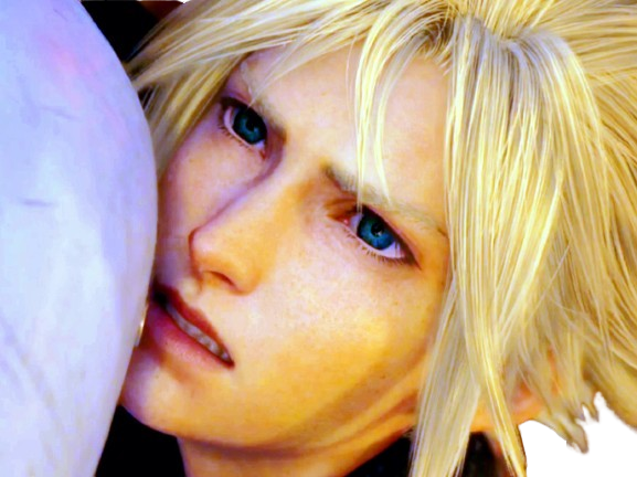 cloud strife ff7 final fantasy vii embarras gener