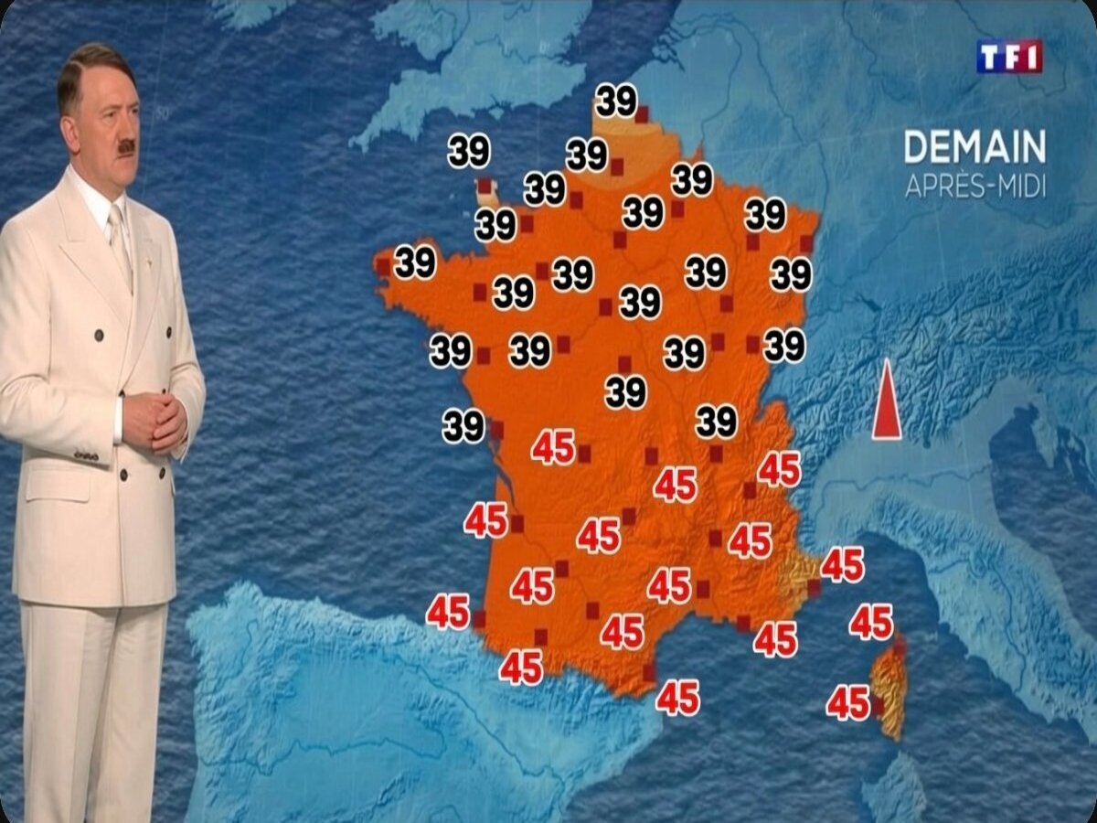 adolf hitler presentateur meteo 39-45 39 45 france canicule chaud temperatures