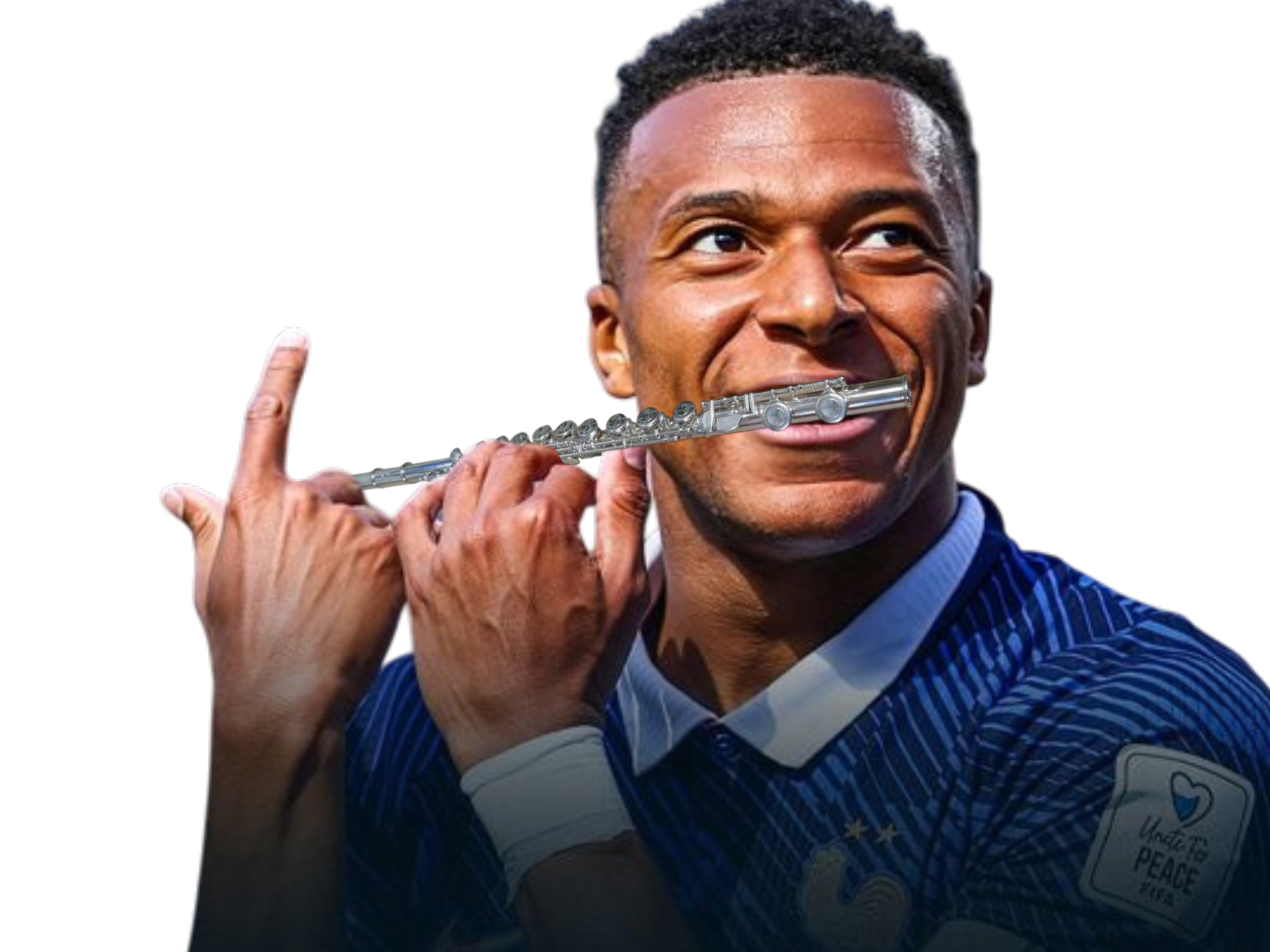 flute traversiere kylian mbappe celebration cdm coupe du monde 2026