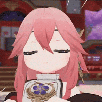 yae-miko-punch-poing-coup-gif-genshin-impact