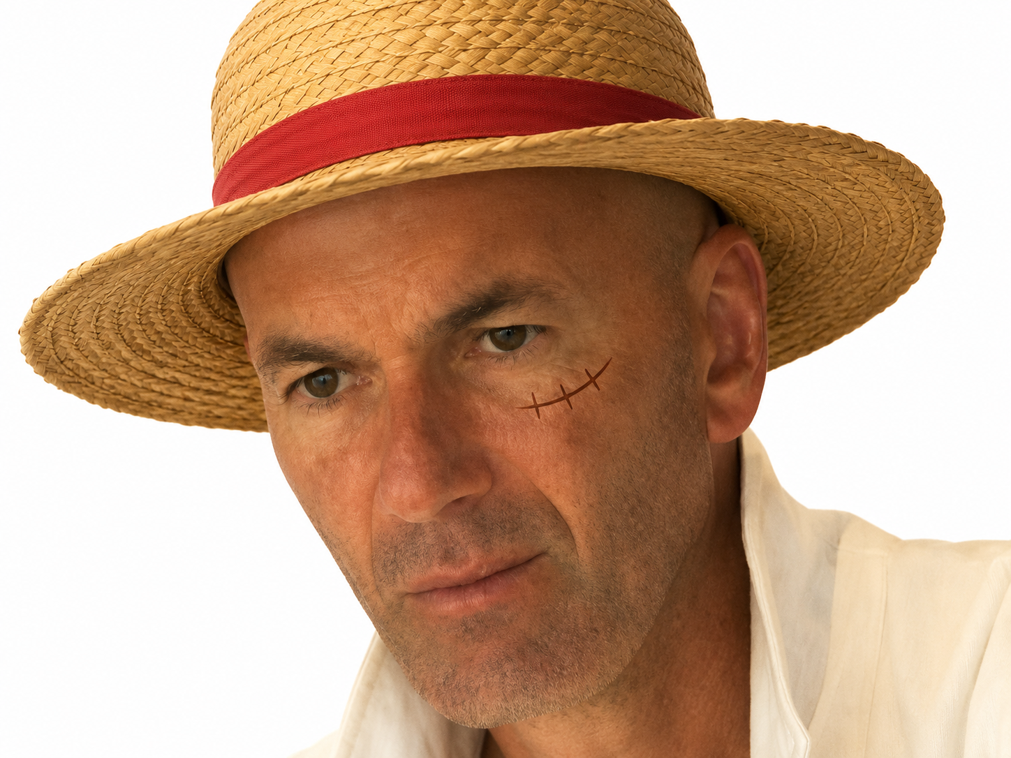 zidane luffy depite zizou cdm honte one piece chapeau paille zz lufy foot footbal macron