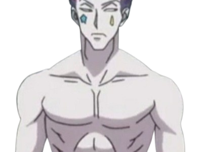 hisoka morow hunter hxh cheveux cinabre yeux ambre clown isaac netero fic bloop nohomo