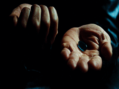 matrix pilule rouge redpill gif