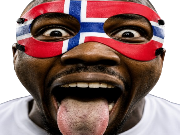 thuram marcus masque norvege langue but grimace foot football
