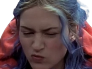 kate winslet eternal sunshine clementine kruczynski cheveux bleu agrume fic bloop