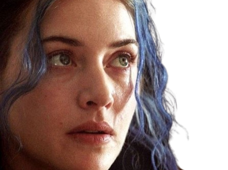 kate winslet eternal sunshine clementine kruczynski cheveux bleu agrume fic bloop