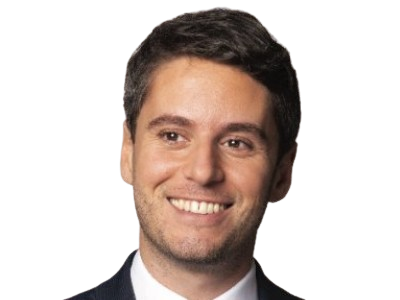 attal gabriel renaissance macronie macroniste gay president gouvernement sourire heureux presidentielle attaliste attal2027 2027 ministre